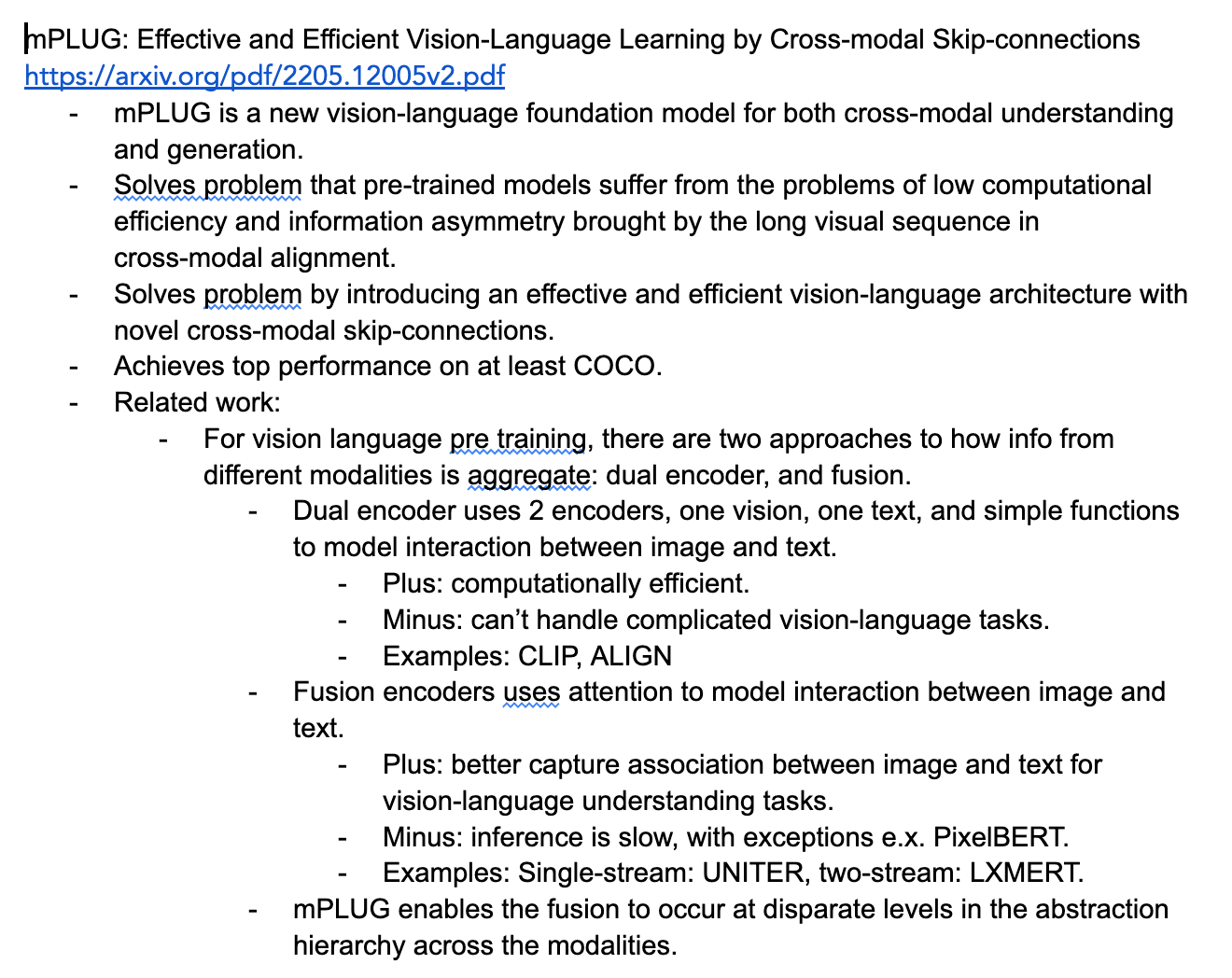 How To Read Papers Mplug Example 1